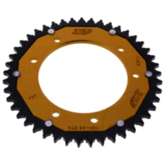 Kettenrad Dual 45Z Teilung 420 gold ZF Innendurchmesser 105 Lochkreis 125 passend für: Derbi Senda