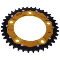 Kettenrad Dual 38Z Teilung 520 gold ZF Innendurchmesser 112 Lochkreis 138 passend für: Honda NC, CB, X - ADV