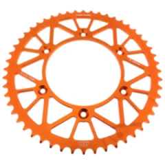 Alu - Kettenrad 52Z Teilung 520 orange JT Innendurchmesser 125 Lochkreis 150 passend für: Husqvarna FE, FC, TE