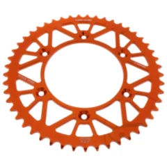Alu - Kettenrad 49Z Teilung 520 orange JT Innendurchmesser 125 Lochkreis 150 passend für: Husqvarna FE, FC, TE