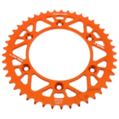 Alu - Kettenrad 45Z Teilung 520 orange JT Innendurchmesser 125 Lochkreis 150 passend für: Husqvarna FE, FC, TE