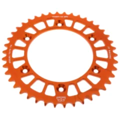 Alu - Kettenrad 42Z Teilung 520 orange JT Innendurchmesser 125 Lochkreis 150 passend für: Husqvarna FE, FC, TE