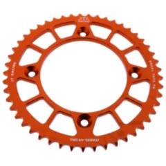 Alu - Kettenrad 49Z Teilung 428 orange JT Innendurchmesser 110 Lochkreis 132 passend für: KTM SX