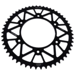 Alu - Kettenrad 52Z Teilung 520 schwarz JT Innendurchmesser 125 Lochkreis 153 passend für: Honda CRF, CR, XR