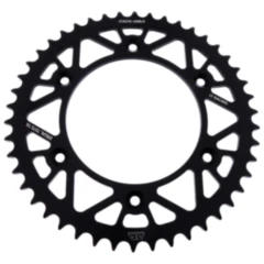 Alu - Kettenrad 46Z Teilung 520 schwarz JT Innendurchmesser 125 Lochkreis 153 passend für: Honda CRF, CR, XR