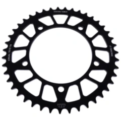 Alu - Kettenrad 43Z Teilung 520 schwarz JT Innendurchmesser 120 Lochkreis 140 passend für: Triumph Bonneville, Scrambler, Thruxton