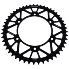 Alu-Kettenrad 49Z Teilung 520 schwarz für Motorräder