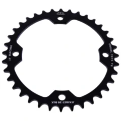 Alu - Kettenrad 36Z Teilung 520 schwarz Innendurchmesser 125 Lochkreis 145 passend für: Yamaha YFM, YFZ