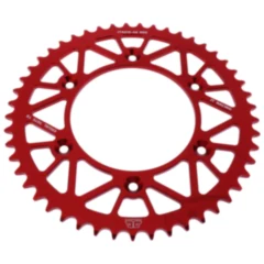 Alu - Kettenrad 49Z Teilung 520 rot JT Innendurchmesser 125 Lochkreis 153 passend für: Honda CRF, CR, XR