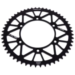 Alu-Kettenrad 52Z Teilung 520 schwarz für Motorräder JT