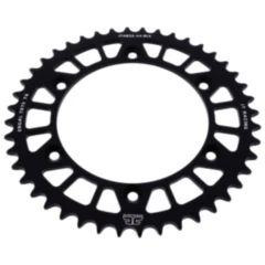 Alu - Kettenrad 44Z Teilung 520 schwarz JT Innendurchmesser 136 Lochkreis 156 passend für: Husqvarna TE, WR, SM, CR