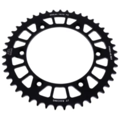 Alu - Kettenrad 45Z Teilung 520 schwarz JT Innendurchmesser 136 Lochkreis 156 passend für: Husqvarna TE, WR, SM, CR