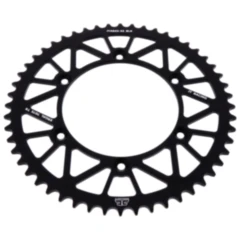 Alu - Kettenrad 52Z Teilung 520 schwarz JT Innendurchmesser 136 Lochkreis 156 passend für: Husqvarna TE, WR, SM, CR