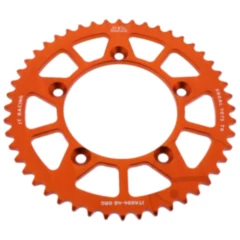 Alu - Kettenrad 48Z Teilung 420 orange JT Innendurchmesser 098 Lochkreis 115 passend für: KTM SX