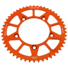 Alu - Kettenrad 50Z Teilung 420 orange JT Innendurchmesser 098 Lochkreis 115 passend für: KTM SX
