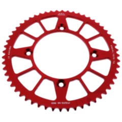 Alu - Kettenrad 56Z Teilung 420 rot JT Innendurchmesser 110 Lochkreis 130 passend für: Honda CRF, CR