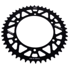 Alu - Kettenrad 46Z Teilung 520 schwarz JT Innendurchmesser 134 Lochkreis 150 passend für: Kawasaki KX, KLX, KDX