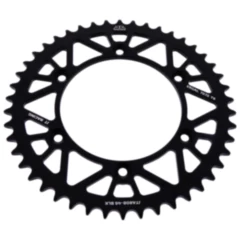 Alu-Kettenrad 46Z Teilung 520 schwarz für Motorräder JT