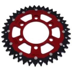 Kettenrad Dual 41Z Teilung 525 rot ZF Innendurchmesser 080 Lochkreis 104 passend für: Kawasaki Z, ZX - 10R, KLZ