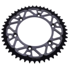 Kettenrad Twinstar 47Z schwarz 520 für Motorrad