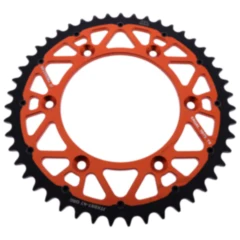 Kettenrad Twinstar 47Z Teilung 520 orange JT Innendurchmesser 125 Lochkreis 150 passend für: Husqvarna FE, FC, TE