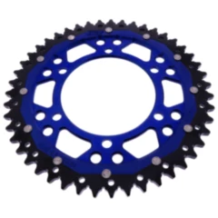 ZF Dual Kettenrad 47 Zähne 525 Teilung blau für Motorräder