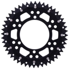 ZF Dual Kettenrad 48Z 525 schwarz kompatibel mit Motorrädern