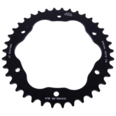 Alu - Kettenrad 38Z Teilung 520 schwarz für Kettenradträger 7585029 passend für: Ducati 1098, 1198, Streetfighter