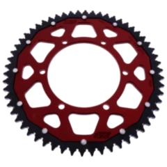 Kettenrad Dual 58Z Teilung 428 rot ZF Innendurchmesser 108 Lochkreis 123 passend für: Aprilia RS, RS4, Tuono