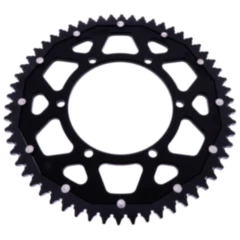 Kettenrad Dual 58Z Teilung 428 schwarz ZF Innendurchmesser 108 Lochkreis 123 passend für: Aprilia RS, RS4, Tuono