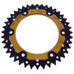 Kettenrad Dual 40Z Teilung 520 gold ZF Innendurchmesser 125 Lochkreis 153 passend für: Honda CRF