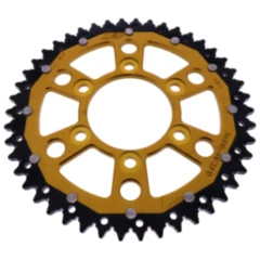 Kettenrad Dual 46Z Teilung 525 gold ZF Innendurchmesser 080 Lochkreis 104 passend für: Kawasaki Z, ZX - 10R, KLZ