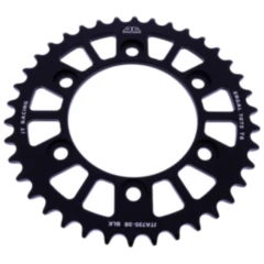 Alu - Kettenrad 38Z Teilung 520 schwarz JT Innendurchmesser 100 Lochkreis 124 passend für: Ducati Monster, Supersport, S