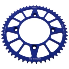 Alu - Kettenrad 52Z Teilung 428 blau Innendurchmesser 100 Lochkreis 120 passend für: Suzuki RM