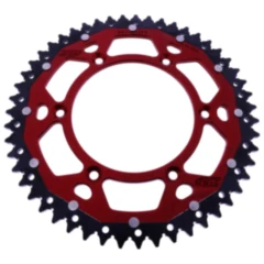 Kettenrad Dual 51Z Teilung 520 rot ZF Innendurchmesser 125 Lochkreis 150 passend für: Husqvarna FE, FC, TE