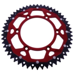 Kettenrad Dual 52Z Teilung 520 rot ZF Innendurchmesser 125 Lochkreis 150 passend für: Husqvarna FE, FC, TE