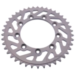 Alu - Kettenrad 42Z Teilung 520 silber Esjot Innendurchmesser 105 Lochkreis 124 passend für: TM Racing EN, MX, SMR