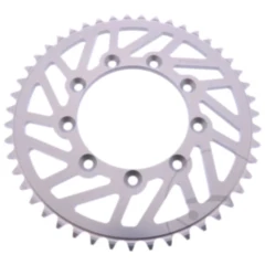 Alu - Kettenrad 47Z Teilung 520 silber Esjot Innendurchmesser 105 Lochkreis 124 passend für: TM Racing EN, MX, SMR