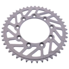 Alu - Kettenrad 45Z Teilung 520 silber Esjot Innendurchmesser 105 Lochkreis 124 passend für: TM Racing EN, MX, SMR