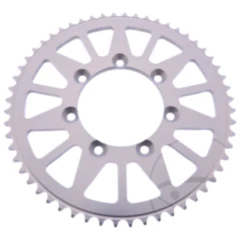 Alu - Kettenrad 56Z Teilung 428 silber Esjot Innendurchmesser 085 Lochkreis 100 passend für: TM Racing MX, SMX
