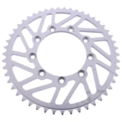 Alu - Kettenrad 49Z Teilung 520 silber Esjot Innendurchmesser 105 Lochkreis 124 passend für: TM Racing EN, MX, SMR