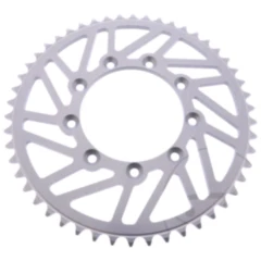 Alu - Kettenrad 50Z Teilung 520 silber Esjot Innendurchmesser 105 Lochkreis 124 passend für: TM Racing EN, MX, SMR