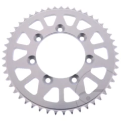 Alu - Kettenrad 49Z Teilung 428 silber Esjot Innendurchmesser 085 Lochkreis 100 passend für: TM Racing MX, SMX