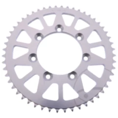 Alu - Kettenrad 52Z Teilung 428 silber Esjot Innendurchmesser 085 Lochkreis 100 passend für: TM Racing MX, SMX