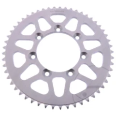 Alu - Kettenrad 53Z Teilung 428 silber Esjot Innendurchmesser 085 Lochkreis 100 passend für: TM Racing MX, SMX