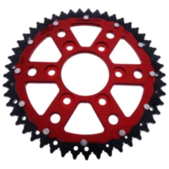 Kettenrad Dual 49Z Teilung 525 rot ZF Innendurchmesser 073 Lochkreis 103 passend für: Ducati Multistrada, Desert X, Desert X Rally