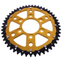 Kettenrad Dual 49Z Teilung 525 gold ZF Innendurchmesser 073 Lochkreis 103 passend für: Ducati Multistrada, Desert X, Desert X Rally
