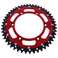 Kettenrad Dual 49Z Teilung 520 rot ZF Innendurchmesser 130 Lochkreis 150 passend für: Fantic XEF, XX, XXF