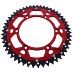 Kettenrad Dual 51Z Teilung 520 rot ZF Innendurchmesser 130 Lochkreis 150 passend für: Fantic XEF, XX, XXF