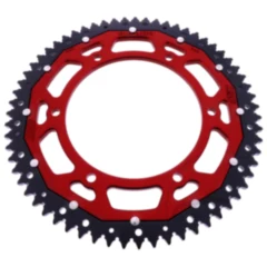 Kettenrad Dual 63Z Teilung 428 rot ZF Innendurchmesser 136 Lochkreis 156 passend für: Fantic Caballero, XEF, XMF